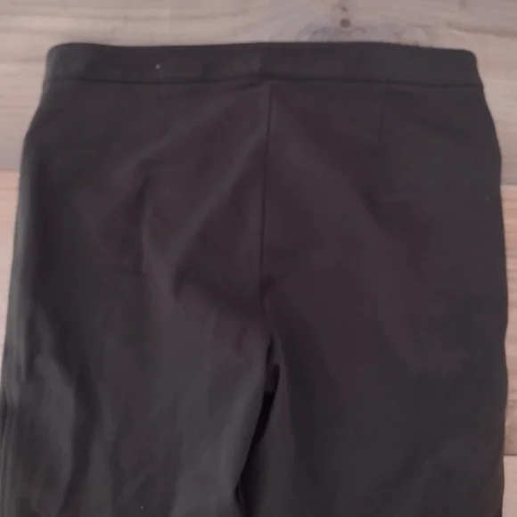 Talbots Dark Army Green Stretch Knit Skinny Ankle Pants Size 8p NEW - Picture 10 of 13
